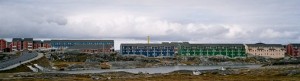 huse og skyer